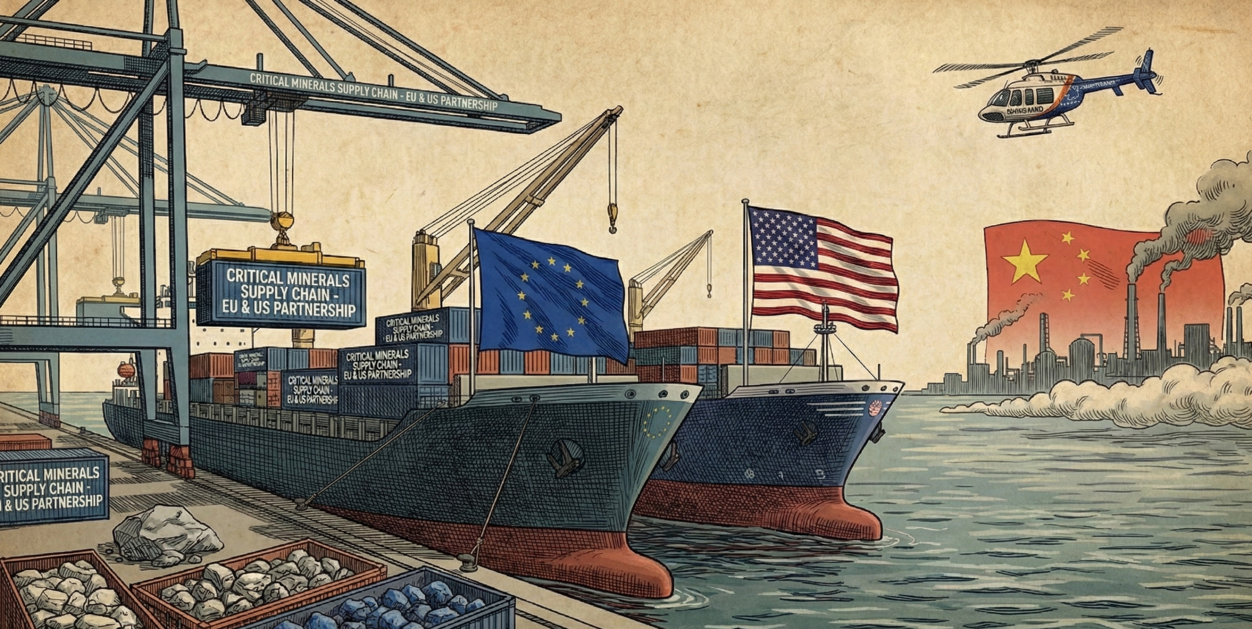 AB ve ABD’den Kritik Maden İttifakı: Çin’e Karşı Dev İş Birliği