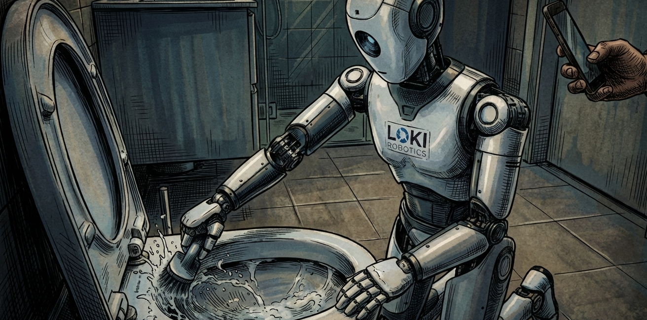 Angarya Tarih Oluyor: İnsansı Robot Loki En Zorlu Temizliği Devraldı