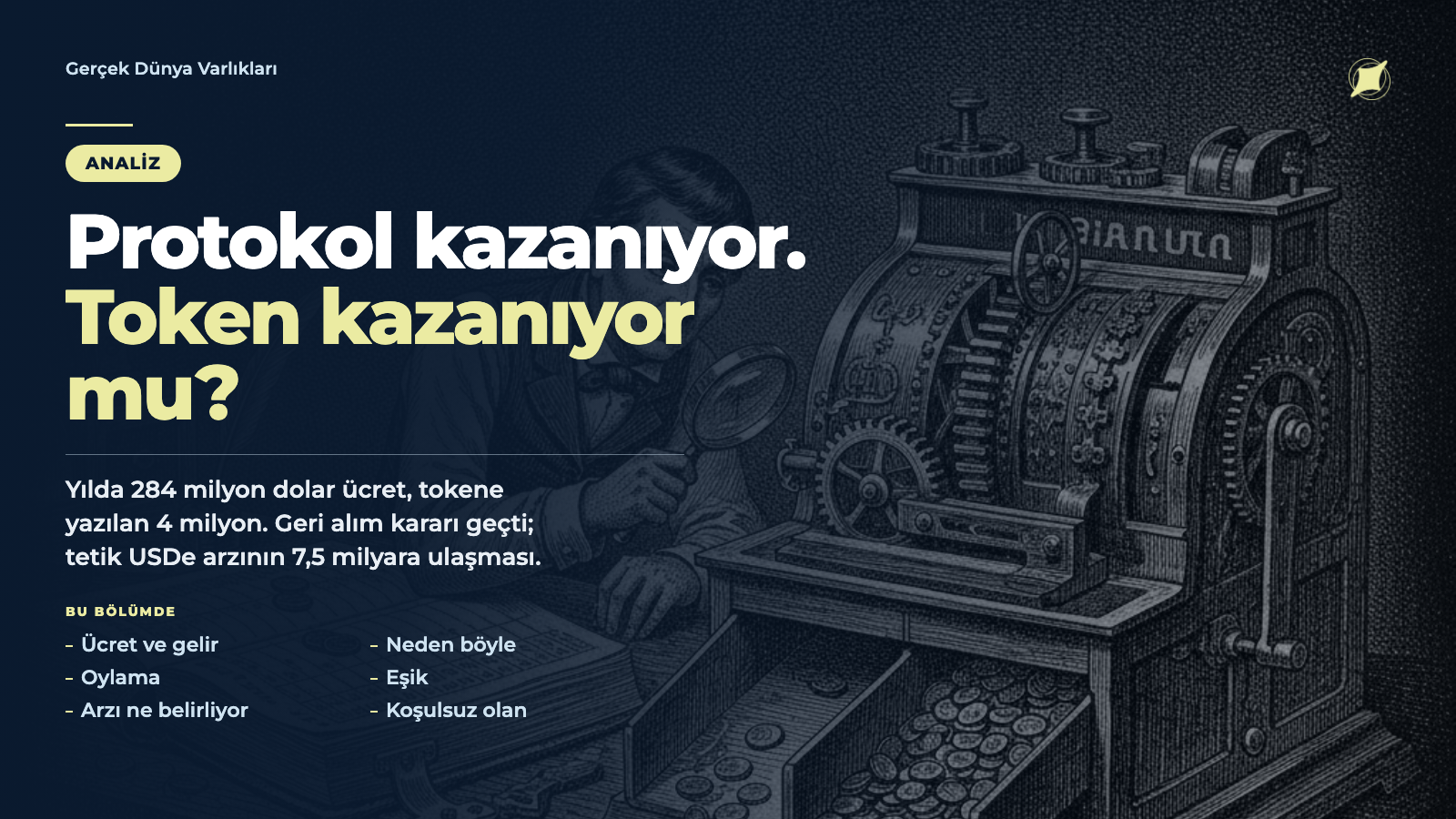 Protokol kazanıyor, token kazanıyor mu · Gerçek Dünya Varlıkları