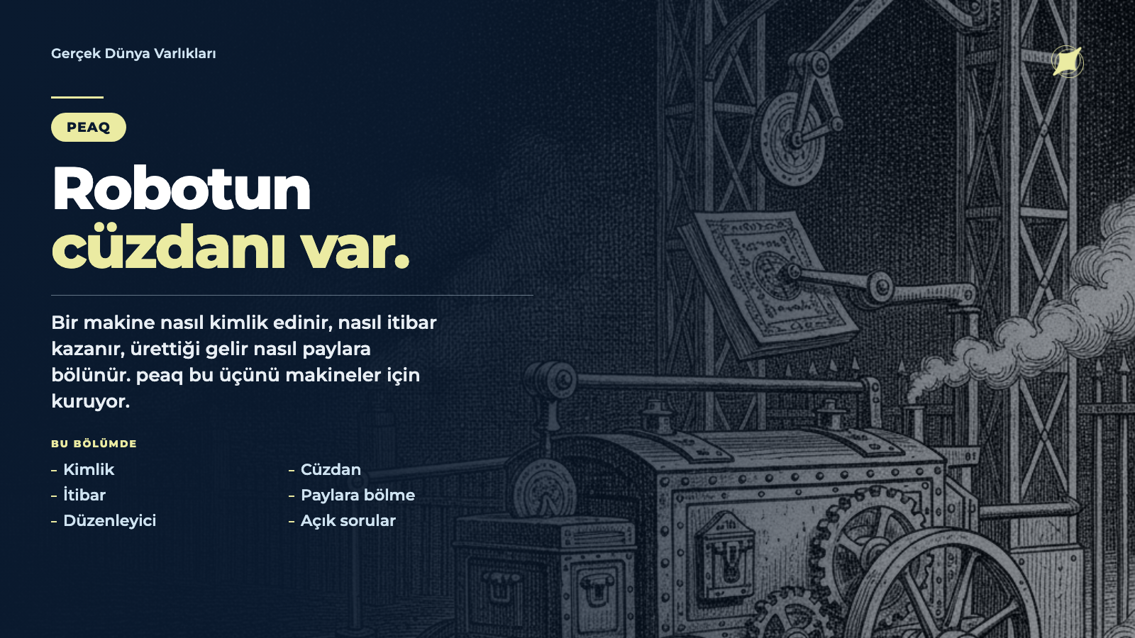 peaq nedir? · Gerçek Dünya Varlıkları